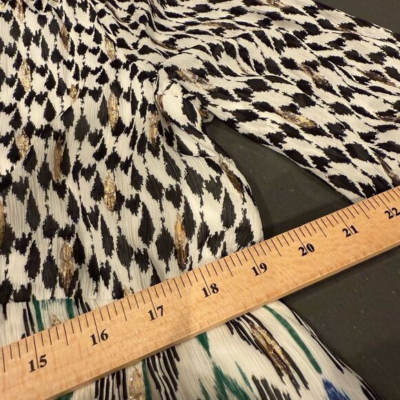 Chico's Black and White Geometric Maxi Dress - Picture 8 of 13